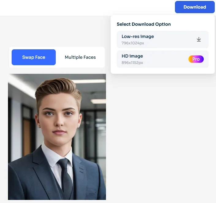 Face Swapped Image (Result)